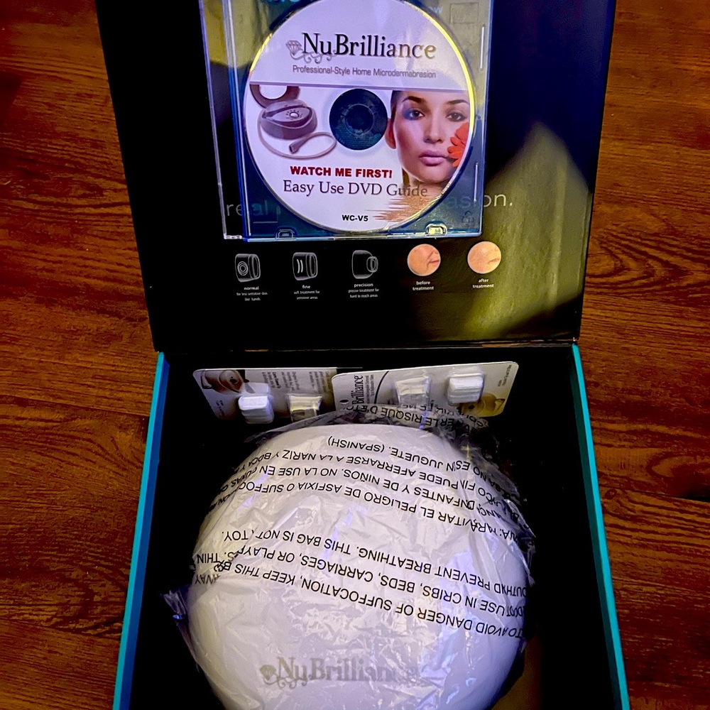 Professional in-home Microdermabrasion Kit.
